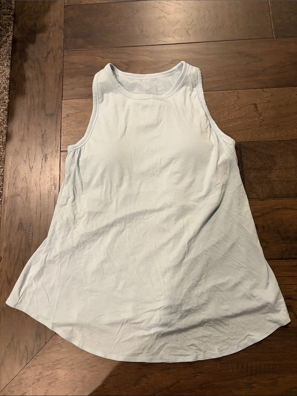 Shebird Freedom Light Blue Racerback Tank Sz 3/M